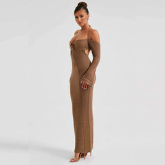 Weliya Full Sleeve Maxi Dress