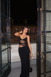 TARA MAXI DRESS-BLACK