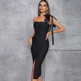 ERI CORSET STRAPLESS ELEGANT DRESS