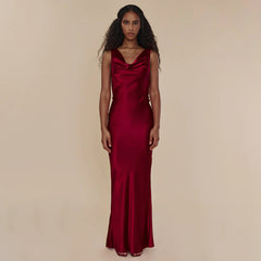 Backless Evening Lace Up Long Dress