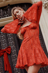 Alyia Chic Lace Corset Dress