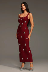 RENNA ELEGANT RED MAXI DRESS
