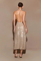 Allure Sparkling Midi party Dress