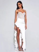 Chic Split Stitching Lace Dress