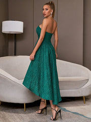 CHIC STRAPLESS ELEGANT PARTY DRESS
