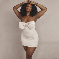 Bridal Elegant White Party Dress