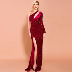 Alyia Sequins Evening Prom dress