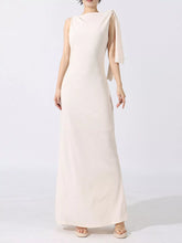 Tie Shoulder Sleeveless Maxi Dress