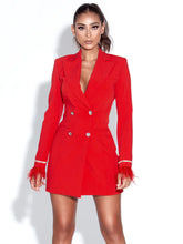 ELERKA MINI FUR SLEEVED BLAZER