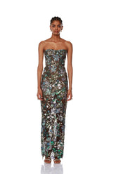 Chic Celeb Strapless Elite Maxi Dress