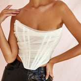 Aenna Mesh Corset Vest Top