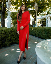 Guest High Split Long Dress