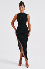 ALESA MIDI BACKLESS DRESS