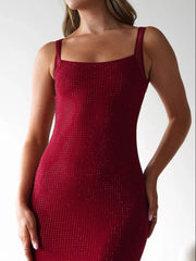 Backless Sleeveless Bodycon Maxi Dress