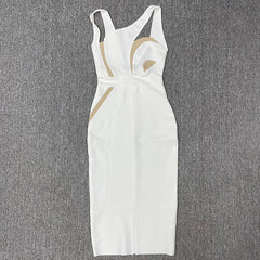 Alyia Mesh Bandage Dress