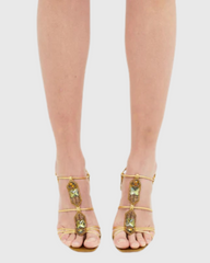 Cəfər Gem Strappy Sandals