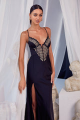 Heila Black Bride Party Dress