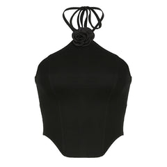 Berka Rose Top-Black