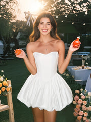 Elegant High-End Pettiskirt Flair Pumpkin Puff Dress