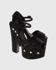 Armida Rhinestone Studded Embellished Sandals