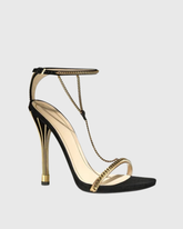 Bailee Vintage Chain T Strap Sandals