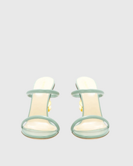 Balor Metal Spiral Sandals In Mint