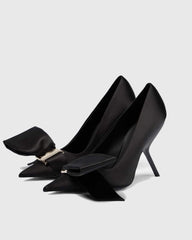 Concetta Bow Alien Heels In Black