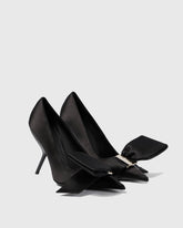 Concetta Bow Alien Heels In Black