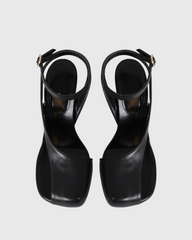 Fina Split Toe Heterotypic Heel Sandals In Black