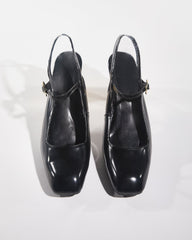 Fina Slingback Pumps In Black