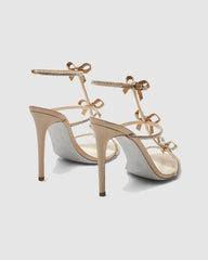 Ilaria Rhinestone Bow Strap Sandals
