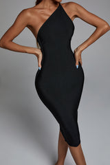 Lura One Shoulder Midi Cocktail Dress