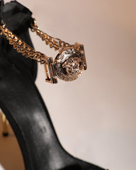 Leonora Gold Chain Strap Sandals