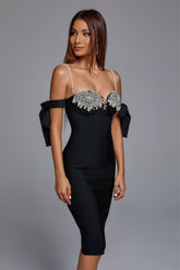 Persia Pearl Diamond Bandage Dress