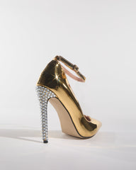 Matilda Diamond Metallic Pumps
