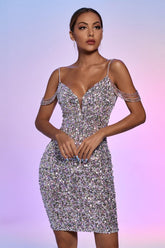 Alika Sequin Mini Dress