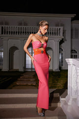 Chic Strapless Elegant Hollow Dress