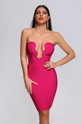 Chic Strapless Elegant Slim Bandage Dress