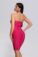 Chic Strapless Elegant Slim Bandage Dress