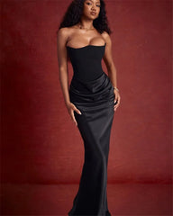 Alyia Strapless Elegant Off-shoulder Corset Dress