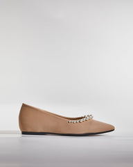 Sol Pearl Satin Flats