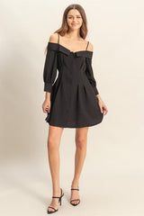 HYFVE Button Down Spaghetti Strap Mini Dress with Pockets