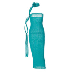 Rose Ribbon High Waist Dress