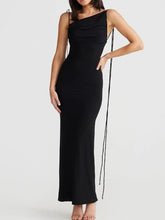 Backless Slit Sleeveless Bodycon Maxi Dress