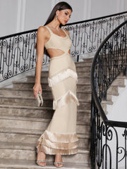 Chic Elegant Knit Bandage Dress