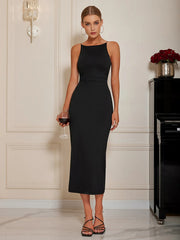 Sleeveless Bodycon Midi Dress