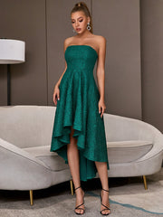 CHIC STRAPLESS ELEGANT PARTY DRESS
