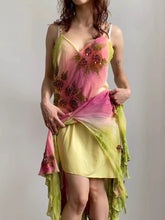 Sequin Asymmetrical Cami Dress