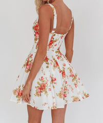Tie-Front Mini Cami Dress