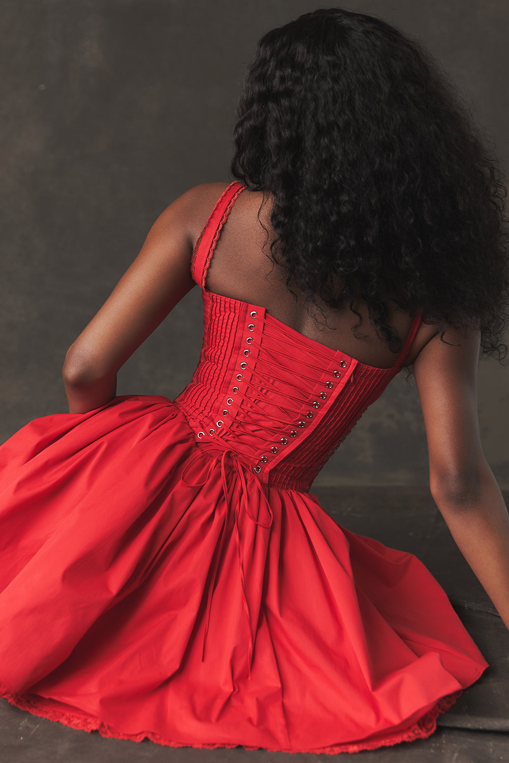 Alyia Mini Corset Dress-Multi Dime